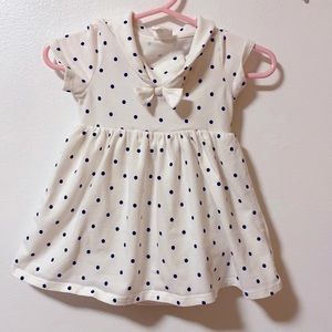H&M organic cotton polka dot dress